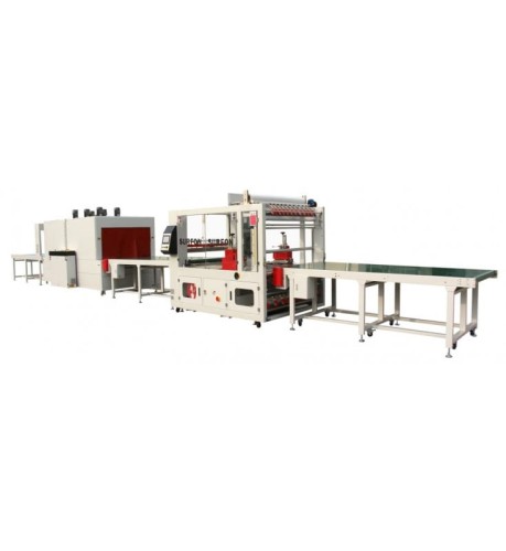 LINIA DO PAKOWANIA MEBLI, DUŻYCH PRZEDMIOTÓW GH-6030AF+SF-12080E
